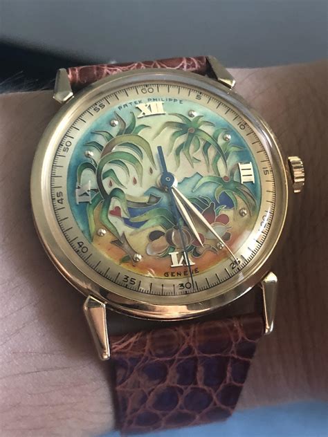 [Patek Philippe] 1954 Tropical Cloisonné Dial : r/Watches 